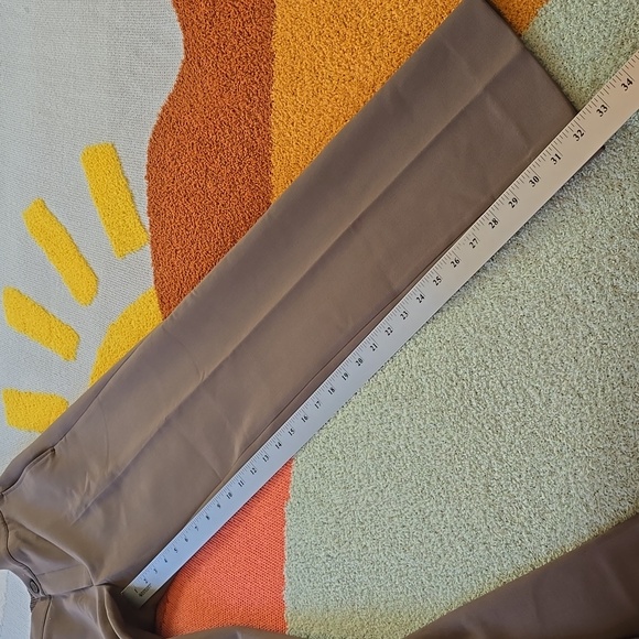 Sandro Straight Leg Taupe Jersey Trousers Pants Mens Size 38 Nwt - Picture 11 of 14